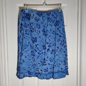 Nomadic Traders Batik Style Boho Skirt